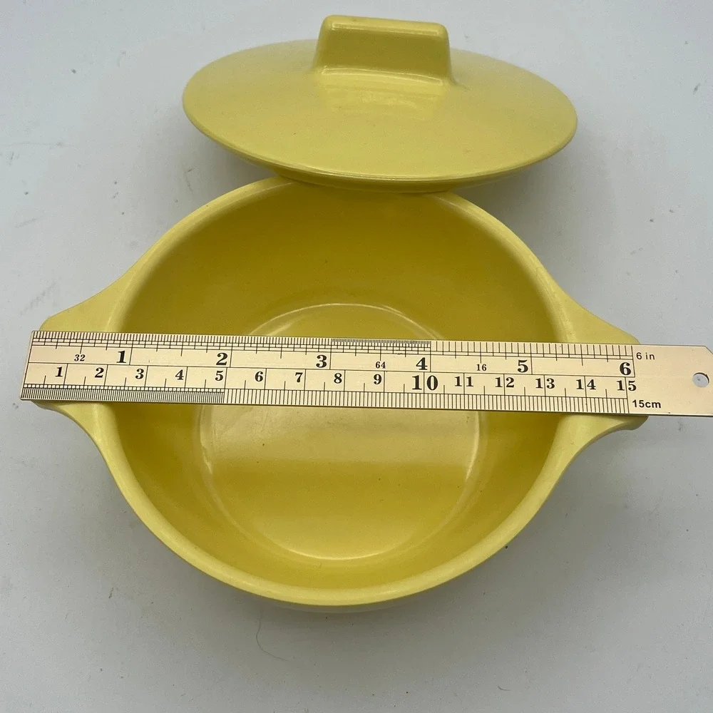 MCMVtg Watertown Lifetimeware Sugar Dish & Lenox Ware White Butter Dish Melamine